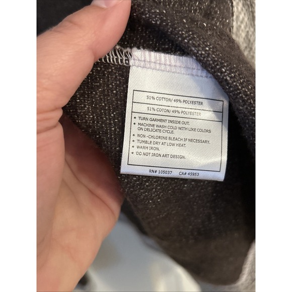 Ariat Swell Cardigan XL Cotton Polyester Open‎ Front Brown White - Picture 4 of 7